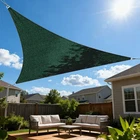 Goleray Equilateral Triangle Sun Shade Sail Green Garden Deck Patio Cloth New. Price: $136.07.