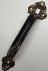 Real Antique Vintage 9 Heavy Thick Cast Iron Handle, Barn Door, Shed, Gate. Price: $38.00.