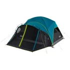 4 Person Dome Camping Tent With Screen Room Teal Blue Black Coleman Carlsbad New. Price: $299.99.