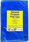 Do It Best 767897 All-purpose Poly Tarpaulin, 16X20, Blue New. Price: $43.20.