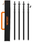 Wildroad Tarp Poles Tent Canopy 8.37 Ft, Telescoping Aluminum Pol... New. Price: $108.60.