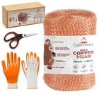 Copper Mesh Control, 5IN X 36FT- Rustproof Roll For Rodent, B New. Price: $24.86.