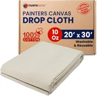 Premium 20X30 Ft Heavy Duty Canvas Drop Cloth - Reusable & Washable Tarp New. Price: $466.99.