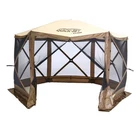 Clam Escape Quick Set Durable 6-SIDED Screen Tent Brown And Tan New. Price: $369.99.