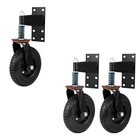 1-2PCS 8" Gate Wheels Heavy Duty Spring Caster For Wooden Metal Tube New. Price: $70.50.