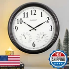 Clxeast Outdoor Clocks For Patio Large Waterproof With THERMOMETER,18 Inch New. Price: $73.63.