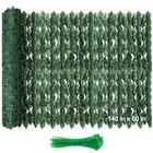 Kaszoo Artificial Ivy Privacy Fence Screen - 140''(L) X 60''(W) Greenery Wall Pa New. Price: $52.49.
