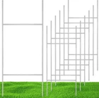 Therwen 6 Pcs Stakes For Yard Signs 30'' X 10'' Metal Heavy Duty Frame Wire New. Price: $43.73.