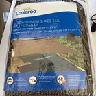 Coolaroo 13' X 7' Rectangle Sun Shade Sail Mocha Color Protection New. Price: $28.95.