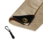 Ez Travel Collection Heavy Duty Waterproof Desert Beige Tarp Reinforced Corners New. Price: $57.99.