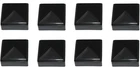 New Black 2X2 Fence Post Caps For Metal, Plastic,vinyl Wood. Price: $18.60.