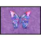 Carolines Treasures 8860MAT Butterfly On Purple Indoor Outdoor Doormat - 1... New. Price: $37.46.