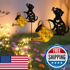 Ostritec Solar Lights Outdoor Decorative Watering Can Cascading Dog New. Price: $74.70.