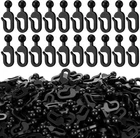 Colingmill 200 Pack Plastic Hooks For Gazebo Curtains And Mosquito Black New. Price: $25.99.