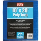(2-PK) Do It Best Blue Woven 10 Ft. X 20 Medium Duty Poly Tarp Model: 709123 New. Price: $68.39.
