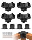 Vevor 4X4" Pergola Bracket Kit Inner 3.5X3.5 3-WAY Corner Diy Post Pcs New. Price: $87.99.