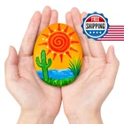 Simetufy 45PCS Rocks For Painting, Large 3-4 Inch Natural River Stones Diy, New. Price: $60.69.