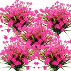 Grunyia 10 Bundles Artificial Flowers Outdoor Uv Resistant Fake Plants Indoor New. Price: $45.57.