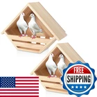 Doublefill 2 Pcs Cedar Dove Nesting Box House For Bird Pigeon Outside New. Price: $86.42.