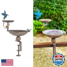Calidecor Deck Mounted & Feeder, 2-IN-1 Metal Balcony New. Price: $49.73.