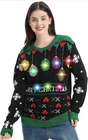 (1) Mgparty Ugly Women's Christmas Led Light Up Sweater Size New. Price: $25.00.