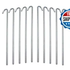 Rampro Tent Stakes For Outdoor Camping Heavy Duty Metal Galvanized Rust-free New. Price: $10.70.