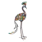 Evergreen Garden 35" Butterfly Peacock Metal Animal Statues, Decor New. Price: $72.25.