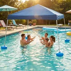 10X10 Ft Floating Pool Canopy Pop Up Gazebo, Navy Water Tent With Steel & Alumin New. Price: $220.89.