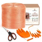 Copper Mesh Rodent Control, 5IN X 106FT- Rustproof Roll For Roden... New. Price: $66.92.