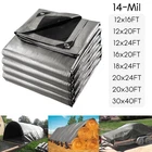 Apluschoice 14-MIL Plastic Tarp Waterproof Heavy Duty Boat Vehicle Pool Cover New. Price: $43.90.
