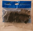 Nip Coolaroo Black Butterfly Clips Attachments 20PK Shade/fabric Accessory New. Price: $15.11.