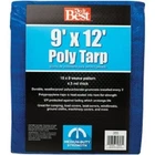 (1-PK) Do It Best Blue Woven 9 Ft. X 12 Medium Duty Poly Tarp Model: 700533 New. Price: $34.19.