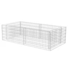 Vidaxl Gabion Basket, Galvanized-steel Wall/ Cage, 70.9"X35.4"X19.7" New. Price: $83.99.