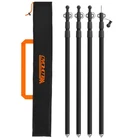 Wildroad Tarp Poles Tent Canopy 7.7 Ft, Telescoping Aluminum Pole... New. Price: $105.45.