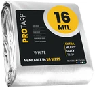 Protarp Extra Heavy Duty 16 Mil Waterproof Tarpaulin Cover Uv Resistant New. Price: $283.95.