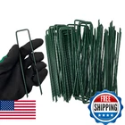 200PCS Metal Garden Landscape Stakes 6 Inch Staples,green Baked Enamel New. Price: $87.25.