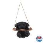 Hi-line Gift Ltd Hanging Black Lab Puppy Resin Statue Realistic Animal 4.2 X New. Price: $41.70.