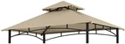 Cooshade Grill Gazebo Replacement Canopy Roof Outdoor Double Tiered Beige New. Price: $46.30.