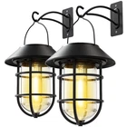 Solar Lantern Hanging Lights Outdoor, Waterproof Metal Wall With New. Price: $70.10.