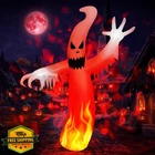 Mgparty 8FT Halloween Ghost Inflatable Yard Decor Red Disco Light New. Price: $54.99.