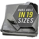 Trademark Supplies Tarp Cover Silver/black Heavy Duty Thick Material Size 20X20 New. Price: $86.54.