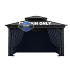 Pakunoda Outdoor Gazebo Curtain Replacement Universal 4-PANEL Sidewalls 12 X New. Price: $171.59.