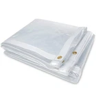 X 10FT Outdoor Clear Tarp Curtain Waterproof Wind-proof 24 Mil Transparent... New. Price: $81.31.