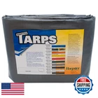 Heavy Duty Silver Tarp 6 Oz., 12'X12' New. Price: $54.53.