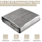 Yescom 20X30FT 10-MIL Plastic Tarp Waterproof Heavy Duty Cover Shade Canopy Farm New. Price: $92.90.