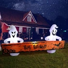 Mumtop 8.8FT Long Halloween Inflatable Ghost W/ Led Lights Outdoor Decor New. Price: $84.06.