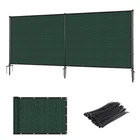 Awnpro 5 X 12 Outdoor Privacy Fence Iron Poles Ground Spikes Dog Metal Garden New. Price: $155.14.