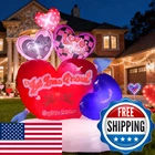 Kissuny 6.5 Ft Giant Valentine Inflatable Hearts Decor, Led Light Up Ballo New. Price: $62.05.