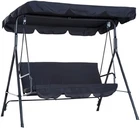 Swing Canopy Replacement Top, Outdoor Patio BLACK/64*44*5.9 New. Price: $37.81.