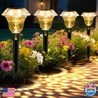 Patiopia Solar Pathway Lights Garden Decor For Yard, Out New. Price: $76.92.